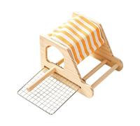 Bird House Cage Wooden - Nest Stainless Steel Mesh, Bottom Breeding Sleeping Conure, Lovebird Cockatiel Parakeet Parrot | Cage Wooden House Bird Nest with Stainless Steel Mesh Bottom for Breedin