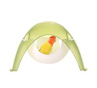 Bird House - Cápsula espacial Caja de anidación de biñas interiores y exteriores | Kits decorativos de birrdhuse | Birdhoue de pie flexible para la decoración del jardín de la casa de aves, patio y pa