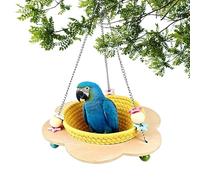 Bird House for Cage - Woven Cotton Rope Breedinsg Nest,Parrots Cage Accessories | for Parrots Living Room Home Indoor Outdoor Canaries Aviary Garden Pet Bedding