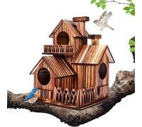 Bird House - Window Birds Feeder | Close Wild Bird Watching from Window, Multi-Purpose Nesting Box, Unique Natural Garden Outdoor Birds Nesting Box | Garden Porch Patio Yard Backyard Tree