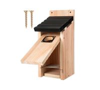 Bird Houses, Wooden Hanging Hummingbird House, 11,81 pulgadas Waterproof Roof, Decorative Birdhouse Hut for Tree, Patio, Balcony, Window, Courtyard, Interior Outdoor Use