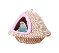 Bird Hut for Cage Hangable Cotton Rope Parrot Hut Bird Nest Hangable Cotton