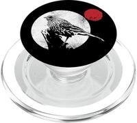 Bird Matching Red Moon Style Murakami PopSockets PopGrip para MagSafe
