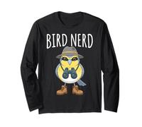 Bird Nerd Funny Birdwatching Birder Ornithology Manga Larga