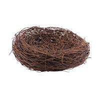 Bird Nest, Artificial Easter Bird Nest, 10x10x4cm Adorable Warm Breathable Decorative, Handmade Craft Birdhouse, Fake Birds Ornament for Window, Home, Garden, Woods