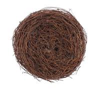 Bird Nest Decor - 5.91 Inch Natural Rattan Simulation Nest | Rattan Handmade Decorative Nests - Easter Ornament for Home Garden Birds Eggs Display Craft Decoration