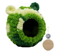 Bird Nest For Cage - 18 cm Soft Velvet Sleeping Hut, Small Bird House
