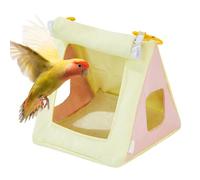 Bird Nest Hammock, Soft Plush Parakeet Hut, 6,69 pulgadas Cozy Design, Cockatiel Hanging Bed for Cage, Warm Four Season Shelter, Budgies, Lovebirds, Parrotlets