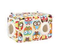 Bird Nest House - Cozy Winter Bird Snuggle Hut | Cama de anidación suspendida de lavado suave, hilo Capuscolo para pequeños loros, cacatúas, paltolitos, periquitos, refugio de descanso interior