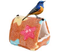 Bird Nest House Winter - 5,5 x 4,7 Pulgadas Warmparrothideouts, Comfortable Hammock House, Long Lasting Small Animal Cave | Suitable for Hamster Lovebird Cage Accessory Shelter Indoor Outdoor Pet Toy