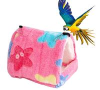 Bird Nest House Winter - 5.5x4.7inch Warmparrothideouts, Comfortable Hammock House, Long Lasting Small Animal Cave | Suitable for Hamster Lovebird Cage Accessory Shelter Indoor Outdoor Pet Toy