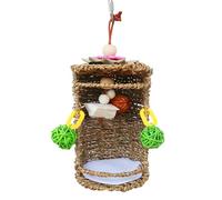Bird Nest Snuggle Hut - Parrots Hammock Cave Tent Toy, Breathable Hanging Swing Shelter Structure, Small Medium Birds Conures Comfort Resting Space | Cage Relaxation Area For Daily Bird Living