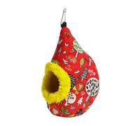 Bird Nests - Bed Cage House | Parakeet Nest Plush | Anti-Pecking Bite For Winter Sleeping Resting Breeding Cockatiel Conure Lovebird Canary Aviary Perch Nestling Comfort Shelter Protection Use