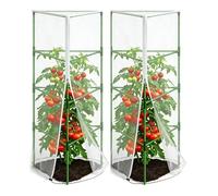 Bird Netting Fine Mesh, Animal Barrier Zipper, 10x10 Feet Plant Protector with UV Resistant Fabric, Polyethylene Garden Netting with Secure Fastenings, Greenhouse Raised Bed Farm Patio Cover