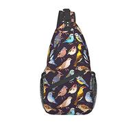 Bird On The Branch Sling Bag,Mochila Cruzada para Hombro,Bolsa de Pecho Ligera para Hombres y Mujeres