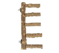 Bird Perch - 11.81 Inch Hardwood Parrot Perch | Natural Pepper Wood - Chewable Cage Accessory for Beak Conditioning and Climbing for Parrots Small Birds