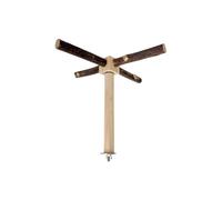 Bird Perch, Bird Swing, Rotating Interactive Natural Wood Activity Easy to Install Exercise Playing Parakeet Climbing Toy for Parrots, 9.06x7.09/11.42x7.09/10.24x9.06 pulgadas