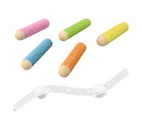 Bird Perch Climbing Ramp, Space-Saving Shower Perch with Suction Cups for Conure, Parrot, Parakeet, Cockatiel, Small Birds, Wood and Acrylic Design, 14.96x3.94 Inches