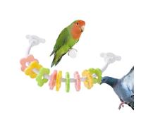 Bird Perch, Colorful Petal Parrot Chewing Toys, 5,31 x 3,54 in Cockatoo with Grip, Estable Cage Supply with Balance, Professional Aviary Design, Home Accessories for Parakeets Conures Cockatiels