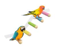 Bird Perch, Conure Climbing Ramp, Suction Cup Space Saving, 14.96x3.94 Inches, Non Slip Design, Easy Installation, Suitable for Parrot, Parakeet, Cockatiel, Colure Cage Accessories
