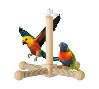 Bird Perch - Rama de parakeets giratorios de madera,Parrots Perch Toy - For Cockatiels Lovebirds Conures Fincheserch Supports Frecuentes escaladas y sacudidas Movimientos Incorporando A Robust D