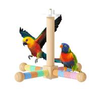 Bird Perch - Rama de parakeets giratorios,Parrots Perch Toy - For Cockatiels Lovebirds Conures Fincheserch Supports Frecuentes escaladas y sacudidas Movimientos Incorporando A Robust D Budgies Canary