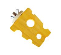 Bird Perch Set, Cage Claw Grinding Stand, Natural Wood Branch Kit, Smooth Sanded Grip Build, Aviary Resting Exercise Bar, Cockatiel Parakeet Conure Cage 3.74x3.15x0.47 Inches