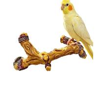 Bird Perch Stand | Anti-Slip Resin Cage Accessories Paw Grinding - Bird Stand Stick,for Small Parakeet Cockatiel Lovebird Conure Parrot