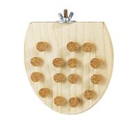 Bird Perch Stand, Parrot Chewing Stopper Toy, Durable Bird Chewing Toy for Small Budgies, Conures, Parakeets, Cockatiels, and Lovebirds, Fun and Safe Parrot Stand for Playing, Beak Exercise