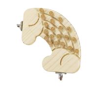 Bird Perch Stand, Parrot Chewing Stopper Toy, Durable Bird Chewing Toy for Small Budgies, Conures, Parakeets, Cockatiels, and Lovebirds, Fun and Safe Parrot Stand for Playing, Beak Exercise