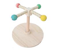 Bird Perch Stand, Paw Grinding Pole for Birds, Wooden Parrot Fork, Natural Macaw Enrichment Branch, Sturdy, (Medium Size), Ideal for Lovebirds, Parakeets, and Larger Birds