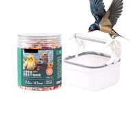 Bird Perch Stand, Portable Desktop Playground, Bird Cage Toy, Cockatiel Perch, Ideal for Parakeets, Parrots, Budgies, Finches, Lovebirds, and Small, 6.3x6.3x3.35 Inches