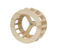 Bird Perch Toy - Rotating Wooden Cage Stand | Interactive Play Perch For Parakeets, Cockatiels, Conures, Lovebirds & Small Pet Birds