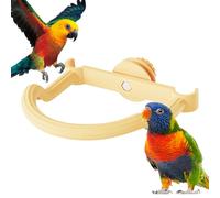 Bird Perch - Waterproof Standing Toy Parakeet Perches for Climbing & Exercise, Design with Paw Grinding Function Conure Lovebird Finch for Cockatiel Macaw Birds 5.75 X 6.3 X 1.97 Inches