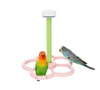 Bird Perch, Windmill Sensory Toy, Enrichment Play Stand, Design, Colorful Build, Cage Attachment, Mental Stimulation, Fun Activity, Easy Mounting, Perfect for Parakeets, Conures, Cockatiel