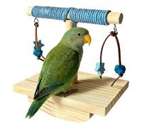 Bird Perch, Wood Parakeet Perch | Desktop Lovebirds Toy | for Macaw Conure Pet Parents Animal Lovers Trainers Shelters Living Room Bedroom Study Home