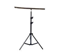 Bird Play Stand - Adjustable Folding Tripod Base Habitat | Bird Training Stand For Pet Training | Home Indoor Outdoor Porch Yard Garden Parrot Perch | Iron Wood Claw Sharpening Stick 38cm To 54cm Pole