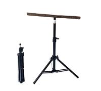 Bird Play Stand - Portable Birds Toy, Adjustable Folding Tripod Base Habitat for Pet Training | Bird Training Stand for Home, Indoor, Outdoor, Porch, Yard and Garden Use