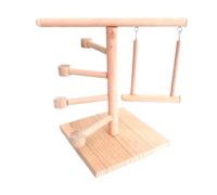 Bird Playground - Multifunctional Perch System, Material Build, Interactive Climbing Features, Easy Assembly Design | Small Birds, Indoor Cage Setup, Enrichment Toy, Training Activity