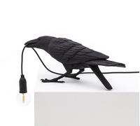 Seletti Bird Lamp Playing lámpara de Mesa Cuervo Negro