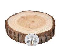 Bird Porch - Soporte para Jaula de pájaros, para Perca de Madera, se, Soporte para Aves de Madera Natural, para Gabbi