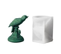 Bird Resin Mold, Halloween Bird Sculpture & Silicone Craft Mold, Multifunctional Air Craft Supplies for Resin, Soap, Candle Making, Perfect for Family, Friends, Lovers, Holiday DIY Projects, Home
