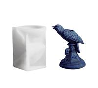 Bird Resin Mold, Halloween Silicona Sculpture Mold Set, Multi Purpose Craft Casting Kit, Detailed Bird Figurine Resin Tool, Quality Flexible Silicone Design, Soap Candle Craft DIY Holiday Gift Use