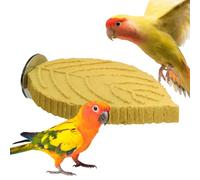 Bird Rest Perch, Resin Branch Stand System, Anti Slip Claw Care Tool, Natural Shape Cage Accessory Set, Sturdy Compact Beak Grinding Design Style, Parakeet Aviary Use