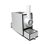 Bird Shelling Machine, Wooden Bird Shell Blower, USB Rechargeable Feeder | Bird Feed Shell Blower with wooden design, USB charging, removable fan and drawer for easy cleaning around bird feeding areas