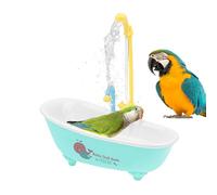 Bird Shower - Parakeet Shower Bathtub | Automatic Bird Bathtub Pet Bath Pool with Water Circulation | Birds Bathtubs Swimming Bathtubs Showers, Hanging Cage Accessory, Small Birds Cockatiel Canary