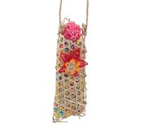 Bird Shredding Toys - 5 x 8 x 20 cm Bird Parakeet Foraging Paper Shredder Toys | Colorful Chewing Game Sets | Colorful Rope Perch Swing Paper Cage Accessories Stand For Lovebird Budgies Cockatiel