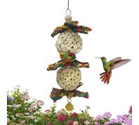 Bird Shredding Toys - Chew Play for Feathered Companions | Natural Wood with Hanging Bell, Beak Grinding Activity Accessory, Cage Enrichment Training Toy for Small Medium Macaws Lovebirds Parakeets