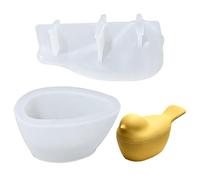 Bird Silicone Mold, Diy Soap Candle Clay, Easy Release Craft, Resin Making Tool, Home Decoration Storage Box Shape Mold, for Handmade Art Project Creative Casting Use 4.72x2.24x1.42 Inches