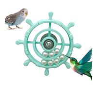 Bird Spin Wheel - 360 Degree Rotatable Interactive Toy | Fun Chewing Exercise Accessory for Birds Small Animals, Cage Entertainment for Boredom Relief and Active Play
